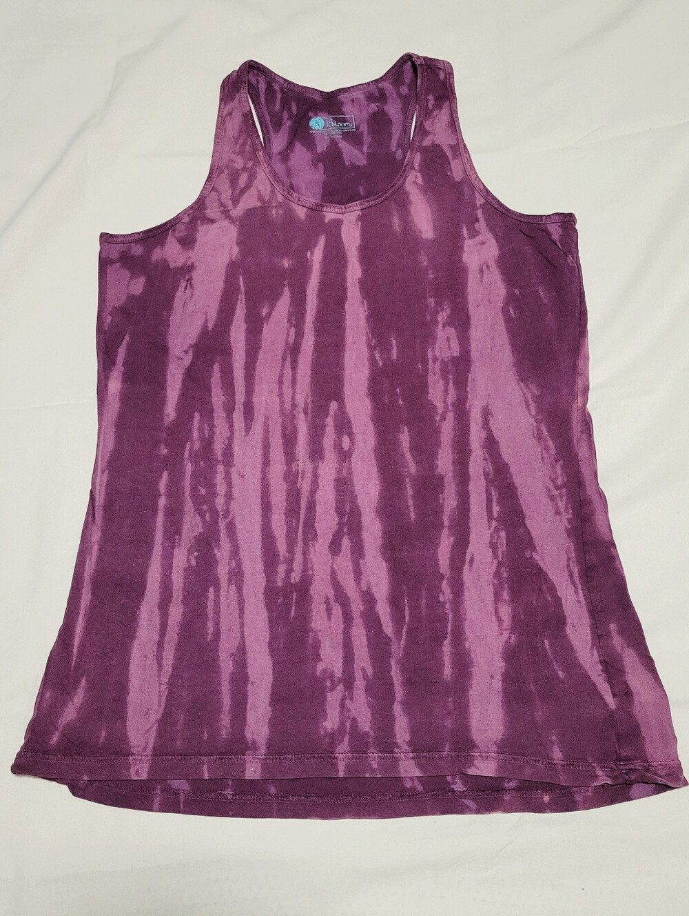 Plum Tie-Dye Racerback Tank Top Size Sma